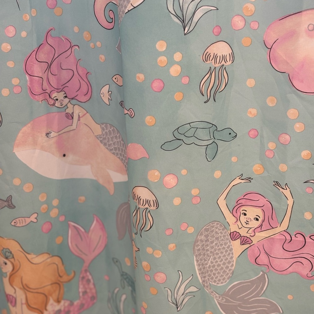 Target Mermaid Shower Curtain - Pink and Blue